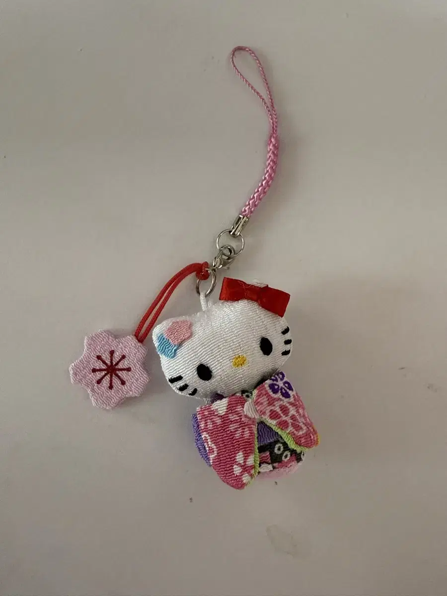 Kitty doll Japanese Strap sell wts Classic Kimono Cherry Blossoms