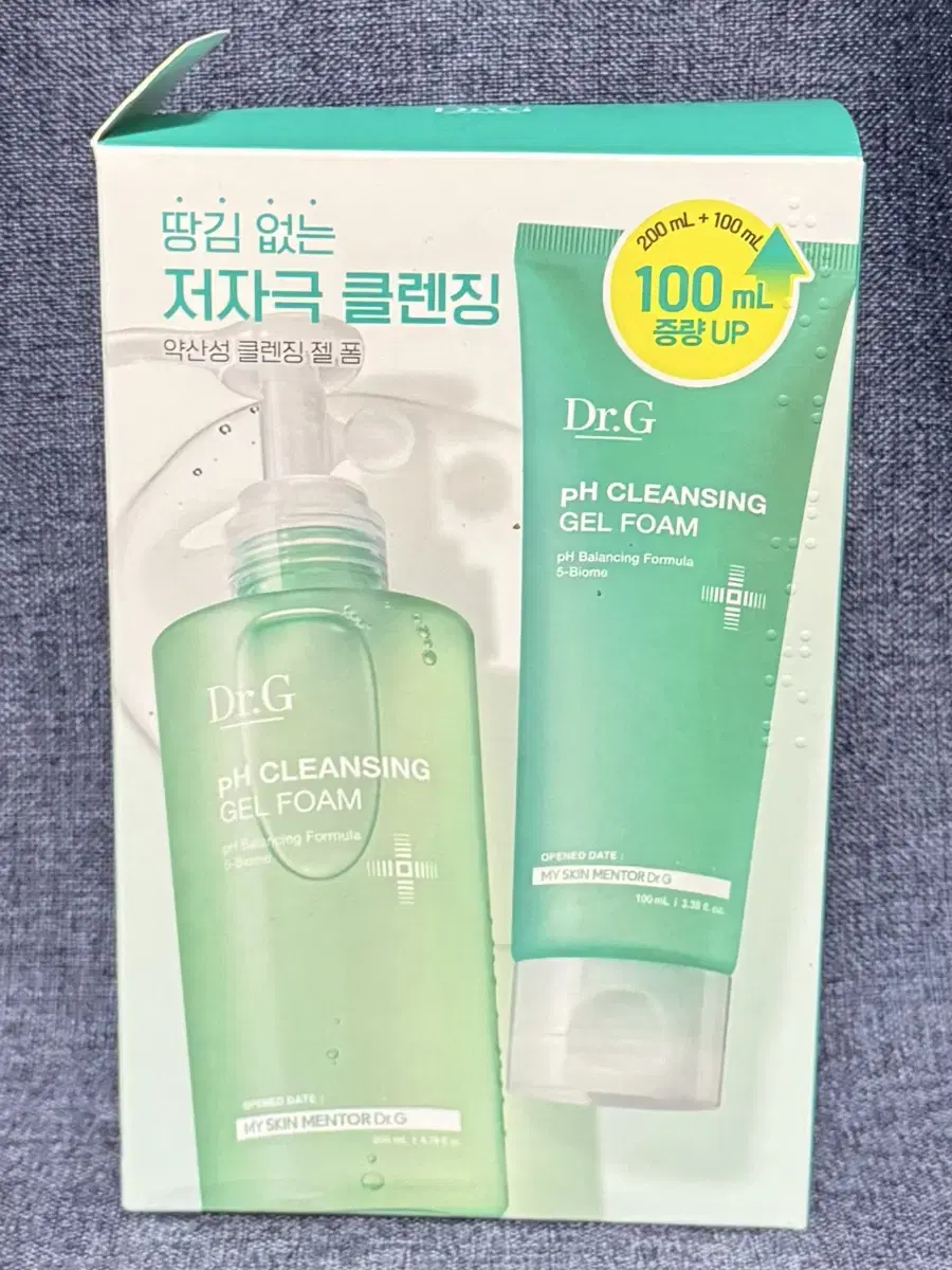 닥터지 약산성 클렌징 젤 폼 200ml+100ml