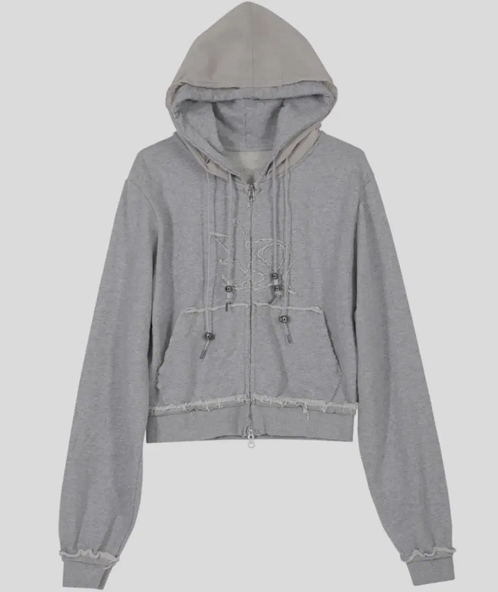 오늘만이가격)) 플레어업 Layered Zip Hoodie 2사이즈