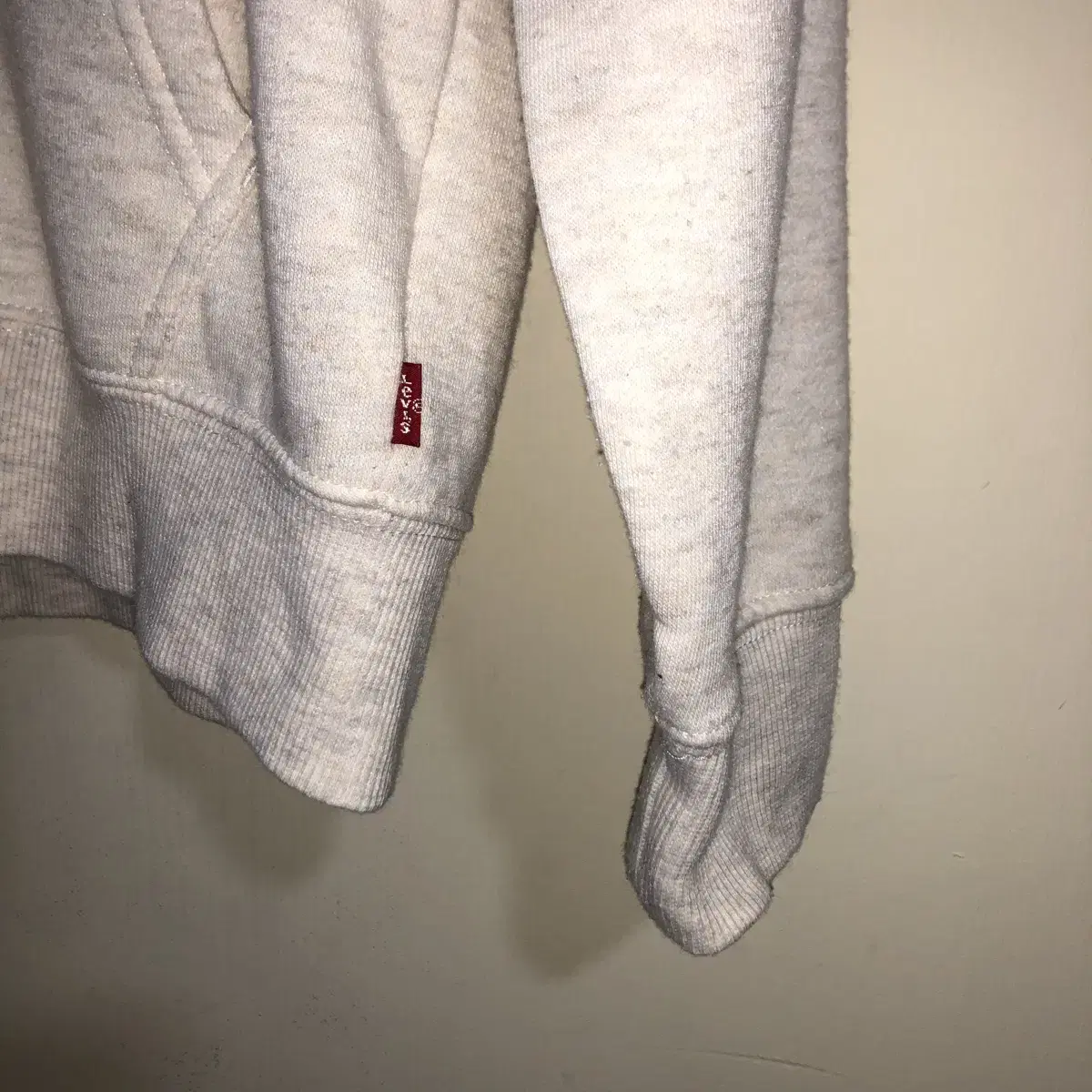 Vintage Levi's oatmeal hood zip up