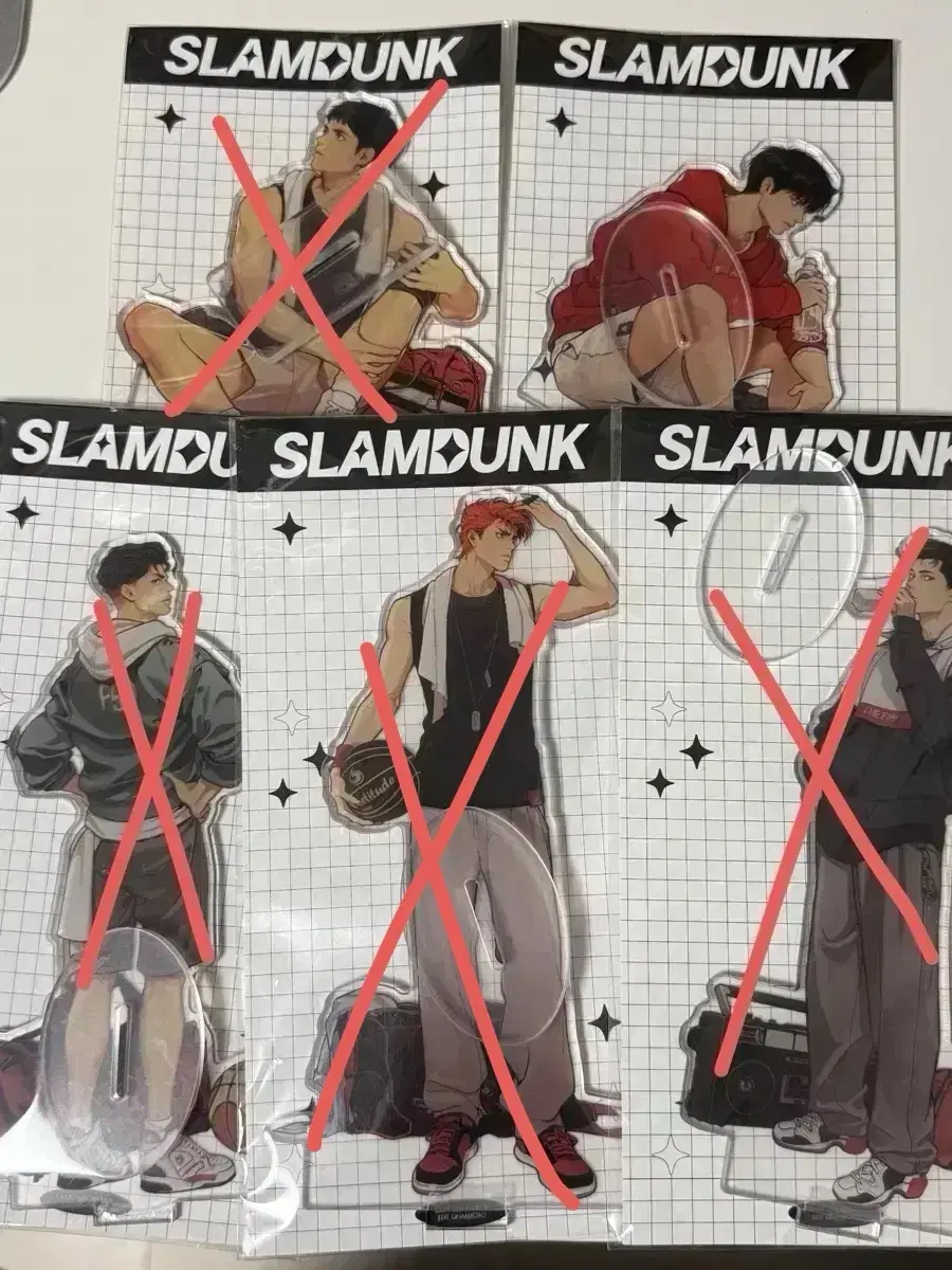 SLAM DUNK @slamdunk acrylic stand Kang Baekho Seo Tae-woong Song Tae-seop Jung Dae-man Yoo Jae-yeol