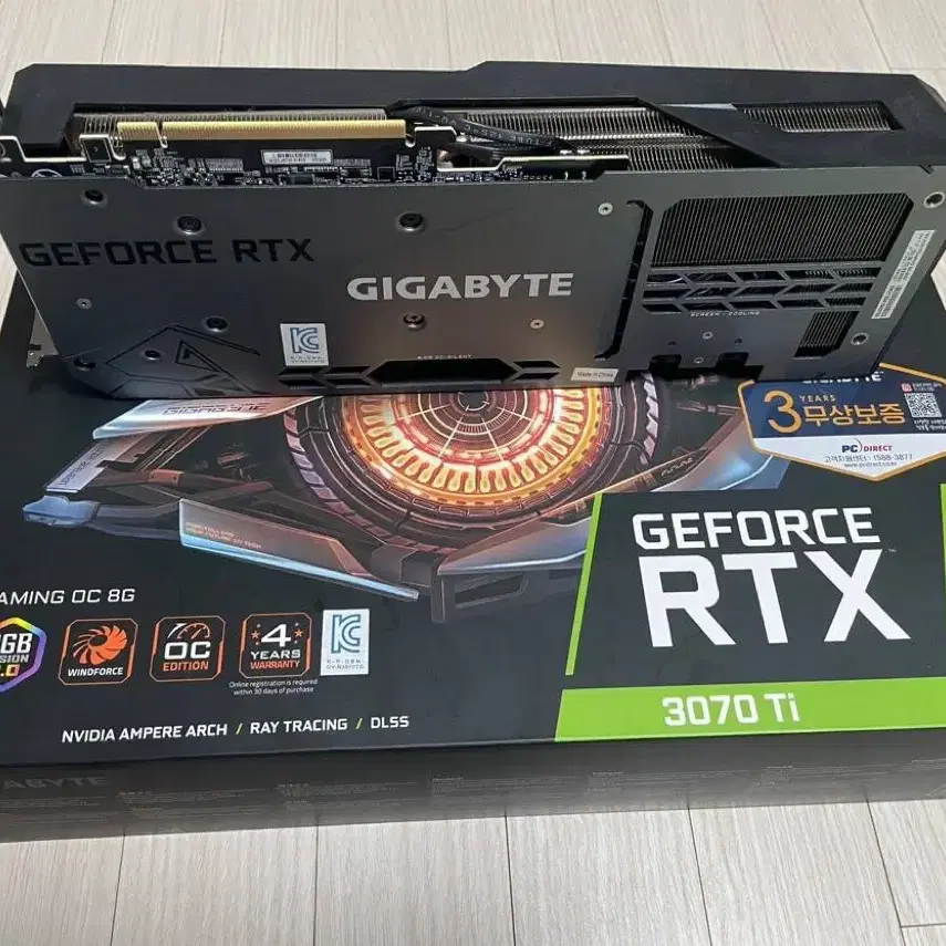 기가바이트RTX 3070ti 그래픽카드 팝니다.