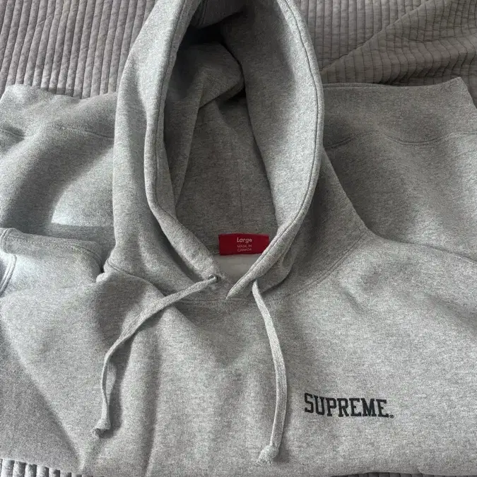 슈프림 24ss supreme doggs hooded grey L사이즈