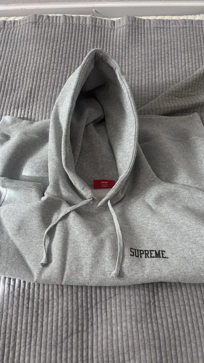 슈프림 24ss supreme doggs hooded grey L사이즈