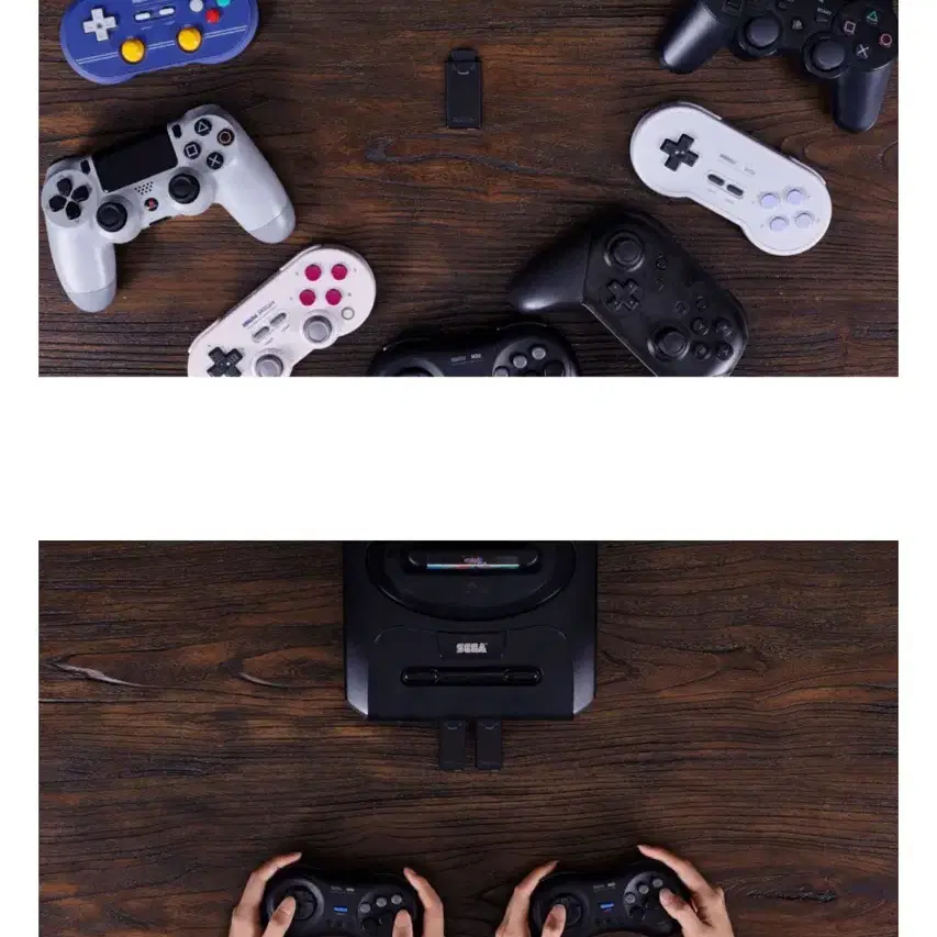 8bitdo 메가 드라이브 1,2 블루투스 리시버