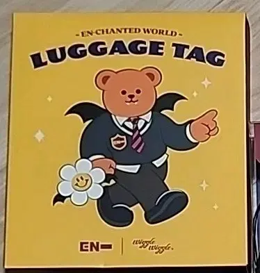 Enhypen WiggleWiggle Collaboration LuggageTag WTS