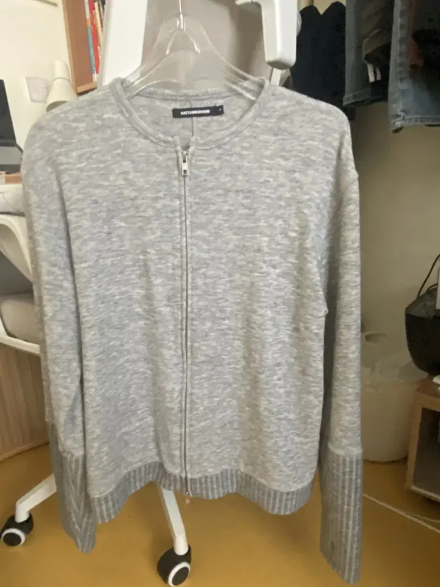 해칭룸 Layer Cardigan M.Grey