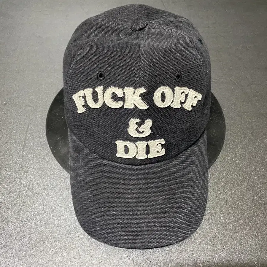 FUKUTI fuck off vintage style cap(볼캡)-3