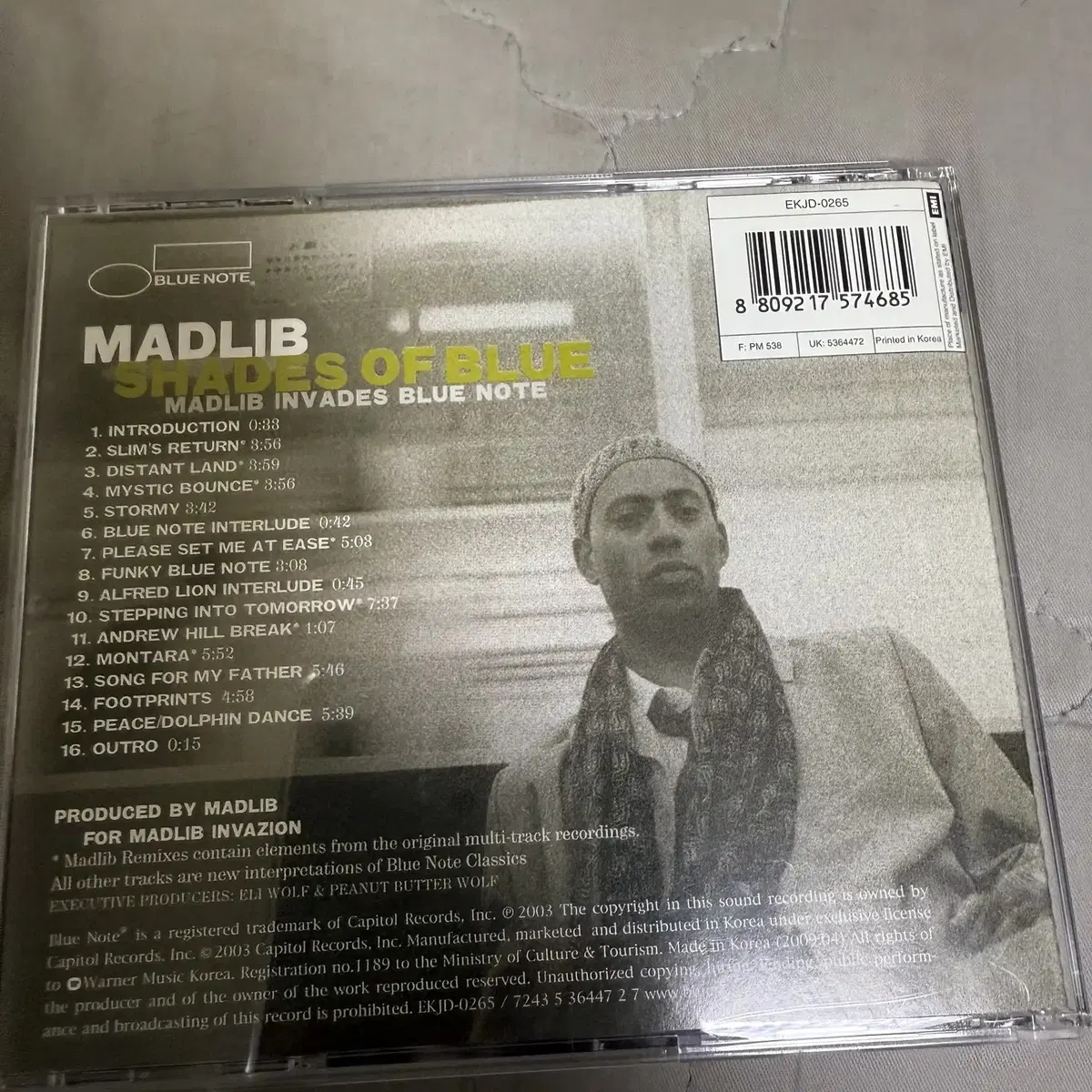 [힙합 CD] Madlib (매드립) "Shades Of Blue" CD