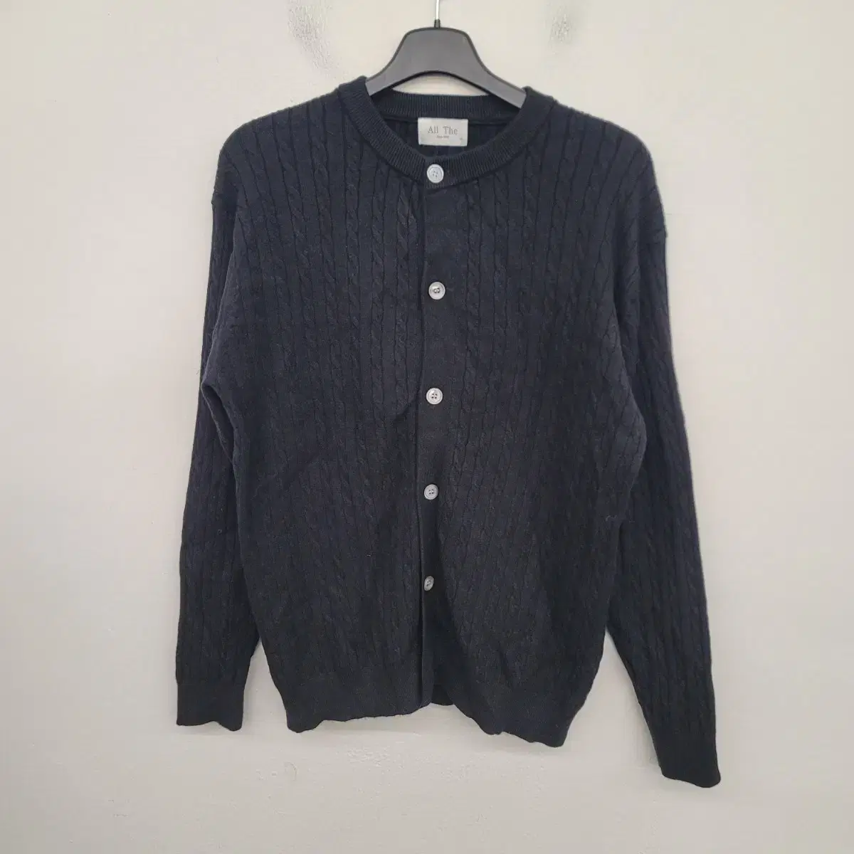 [100/L] All The Cable Knit Cardigan