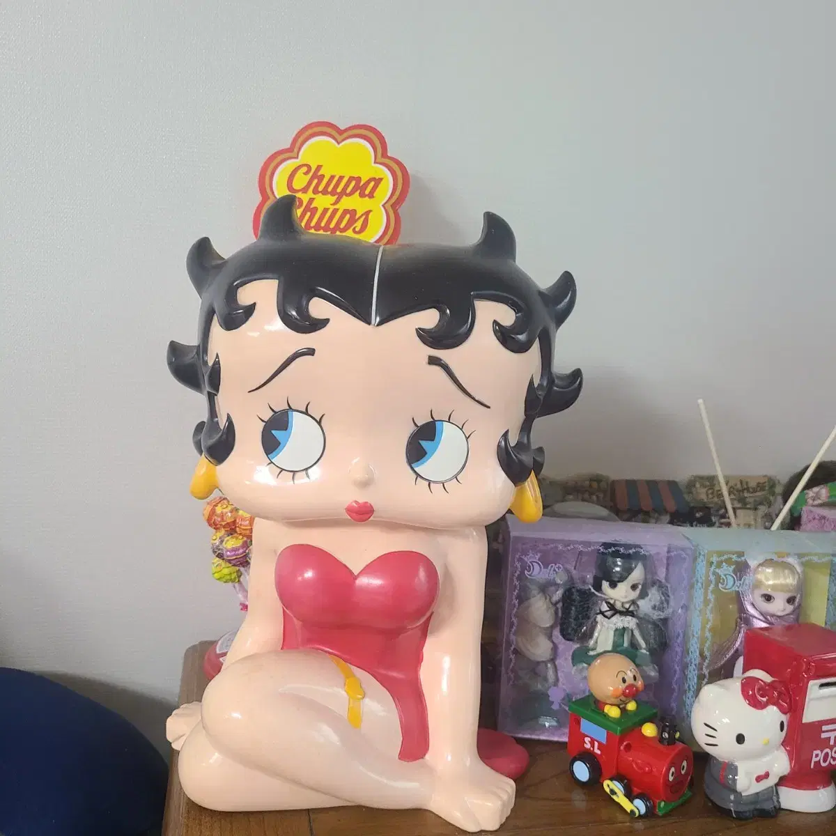 베티붑 테티풉 Betty boop 인형 피규어 고전 애니메이션 저금통