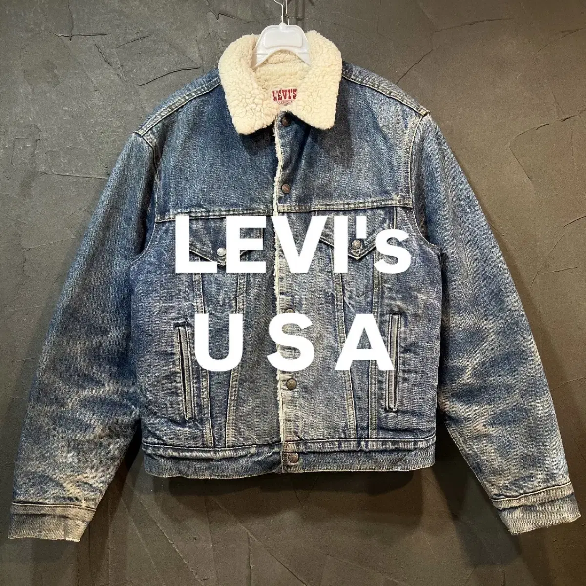 [40] LEVIs 리바이스 USA 빈티지 데님 쉐르파 자켓