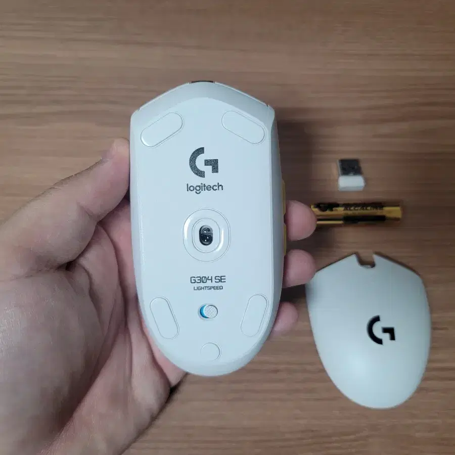 로지텍 G304 SE(스페셜 에디션) 저소음 무소음 개조품