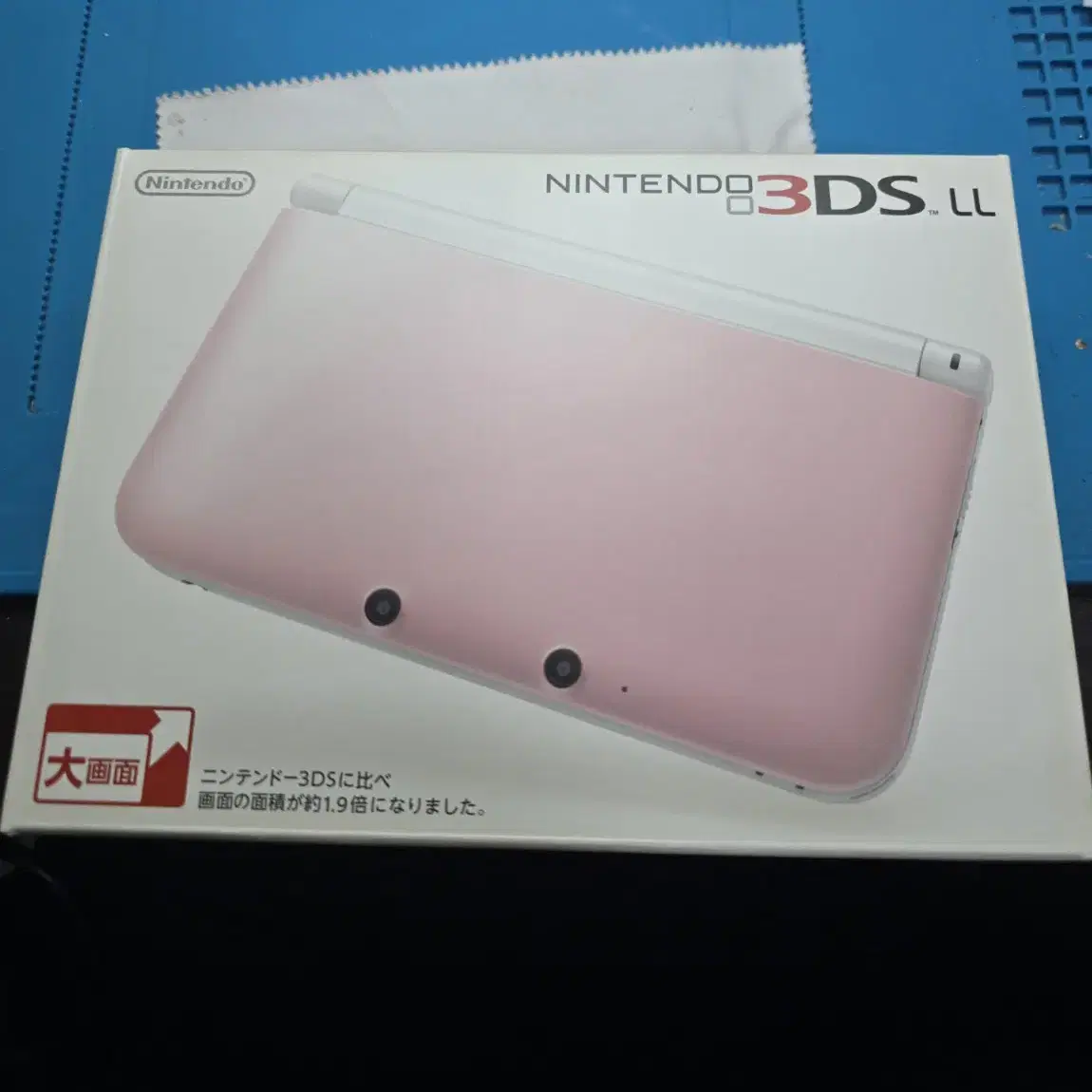 새상품급 닌텐도 3dsxl 3dsll 일본판 핑크화이트 박스풀세트