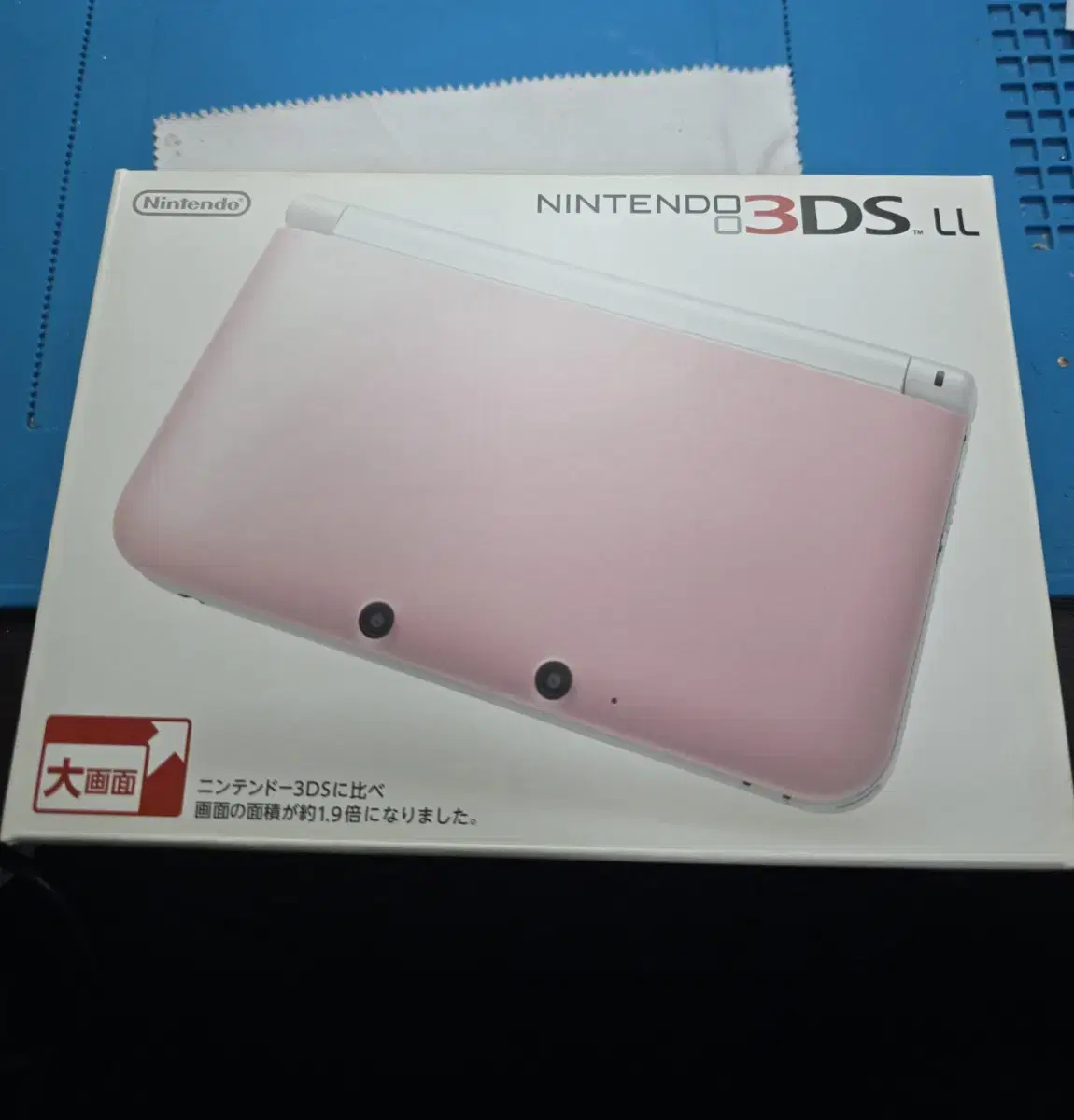 새상품급 닌텐도 3dsxl 3dsll 일본판 핑크화이트 박스풀세트