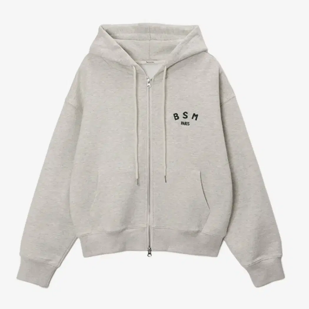 BSM SMALL LOGO ZIP UP - OATMEAL