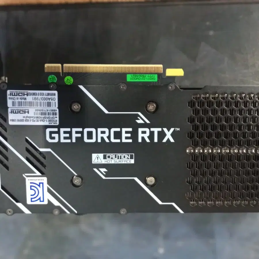 갤럭시 지포스 RTX 3060 D6x 8GB