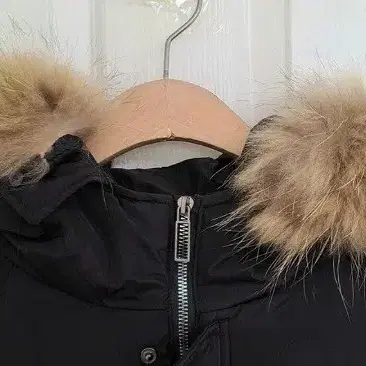 도톰한 웰론 FUR(퍼) 박시핏 여성 롱 패딩