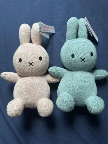 택 포함 미사용 새상품 미피 코듀로이 봉제 인형 코스트코 2 개 세트