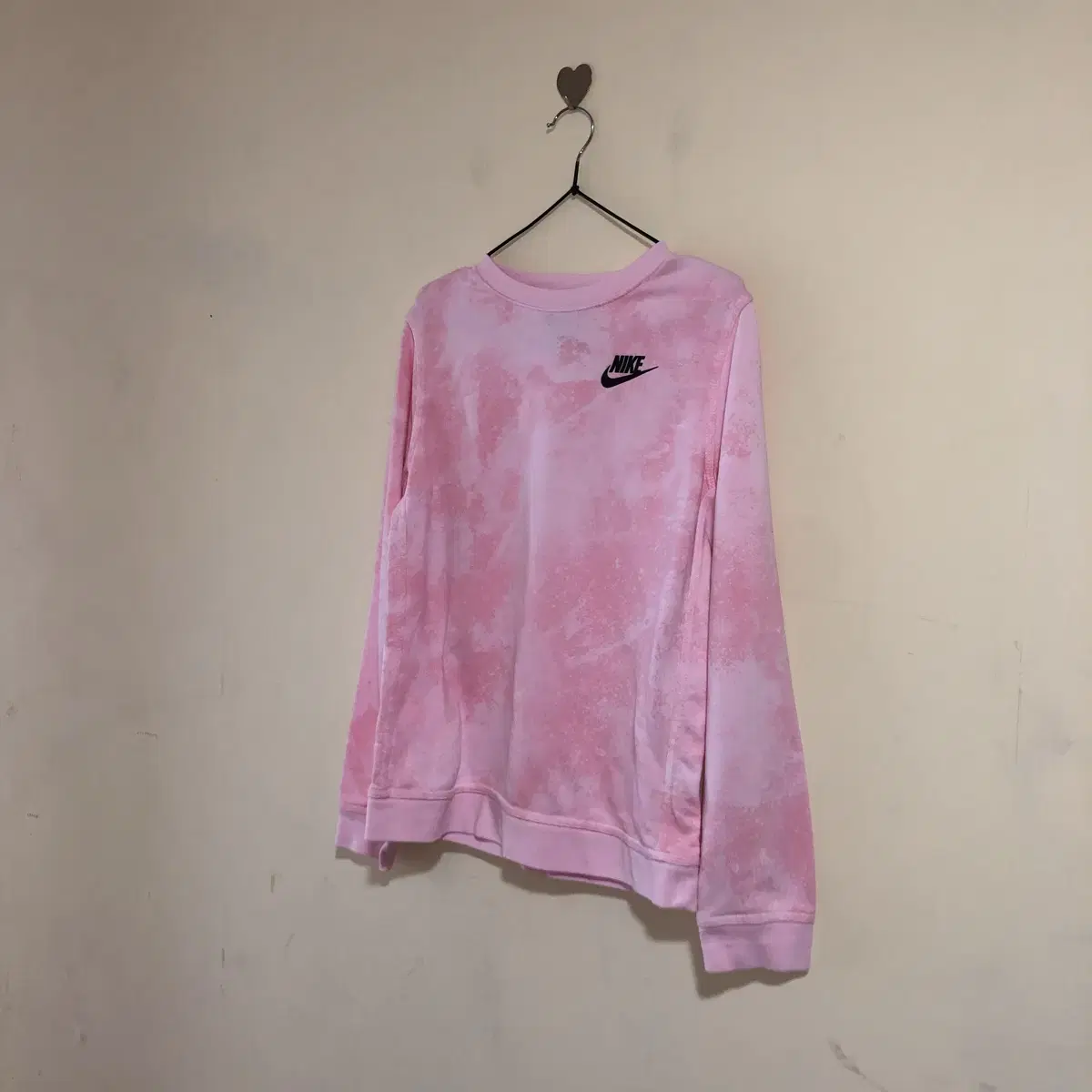 Vintage Nike pink tie dye mtm