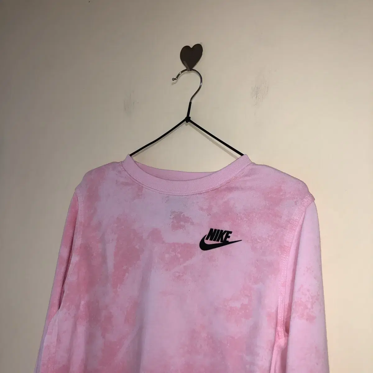 Vintage Nike pink tie dye mtm