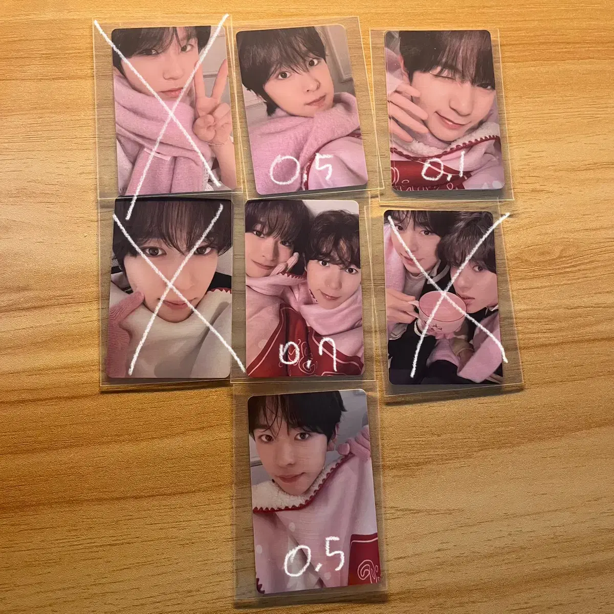 Wish Christmas tc sion riku Yuushi Jaehiryo Yuushion photocard Kuryomizu