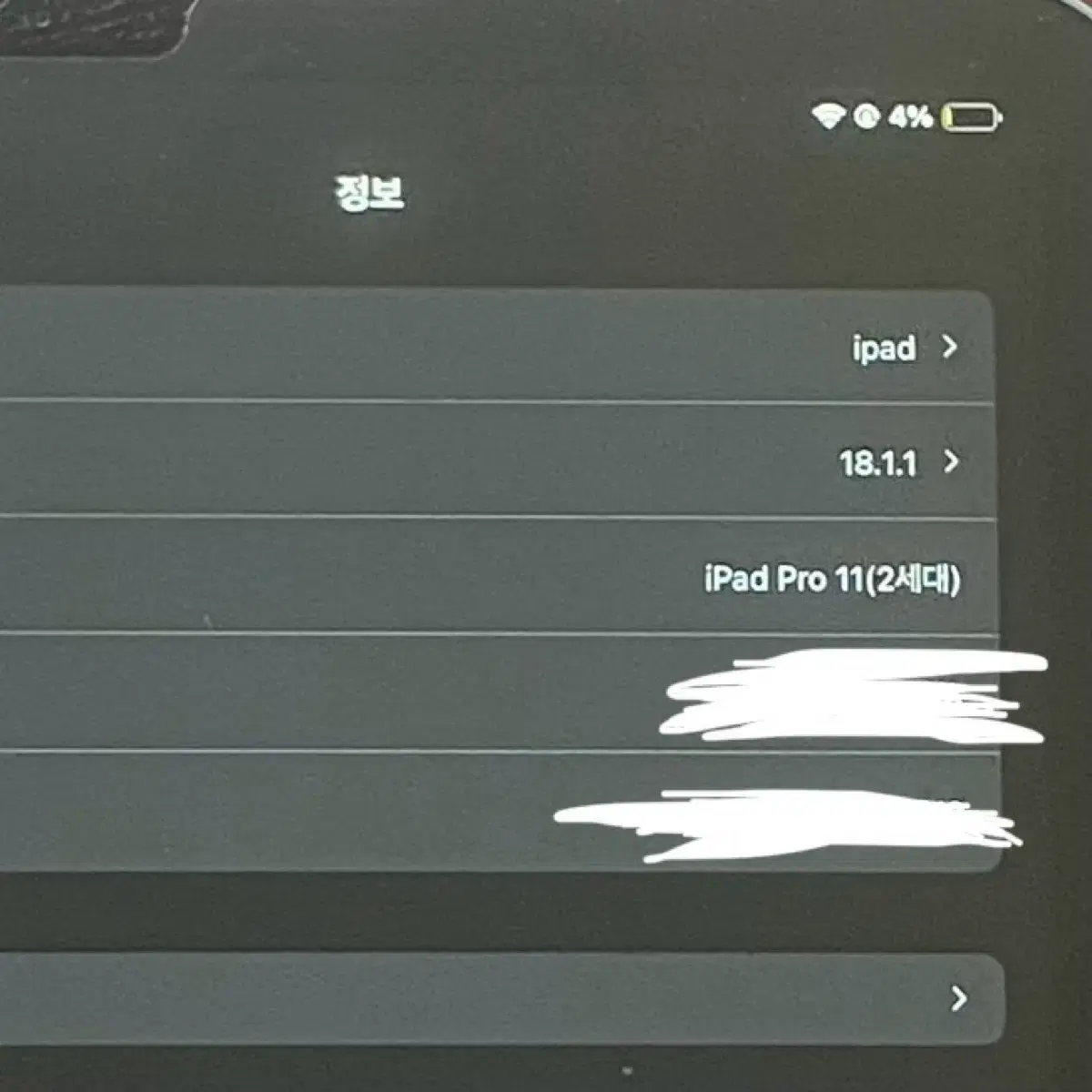 아이패드 프로 11 2세대  256gb