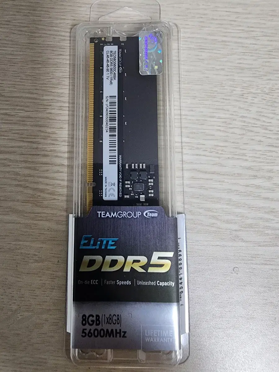 TeamGroup DDR5-5600 CL46 Elite 서린 (8GB 램