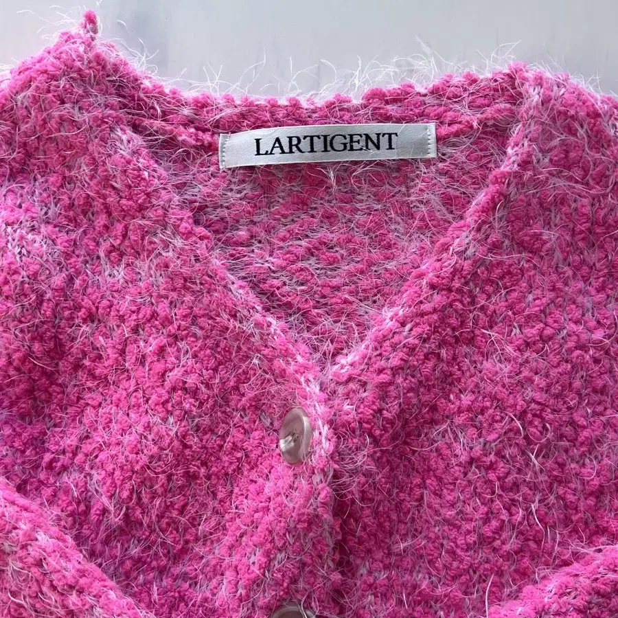 라티젠 LX POPCORN CARDIGAN SET(PINK)