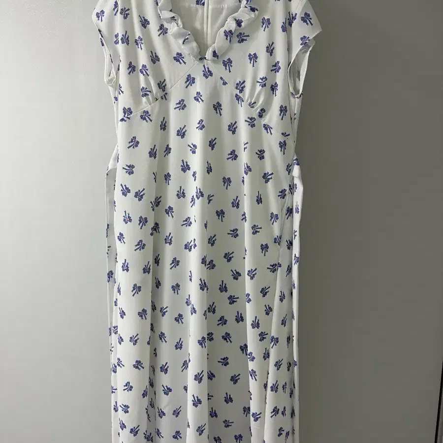 프레클 원피스 blue ribbon dress