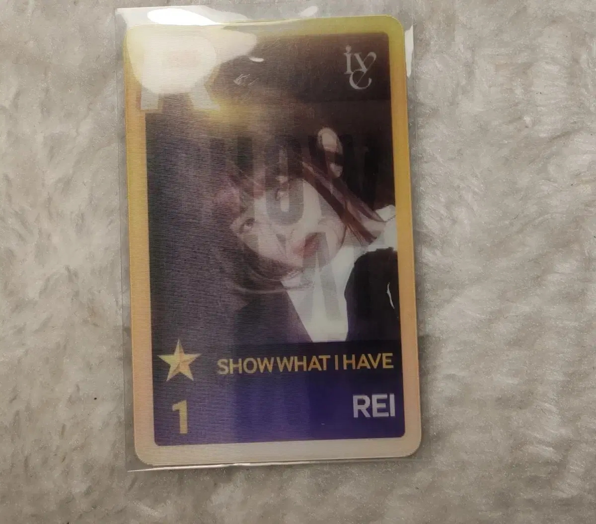 Quick sale) ive lay Ships Mission Certification photocard Sell