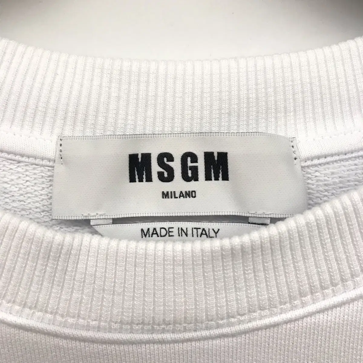 MSGM 화이트 맨투맨(M남여공용95)