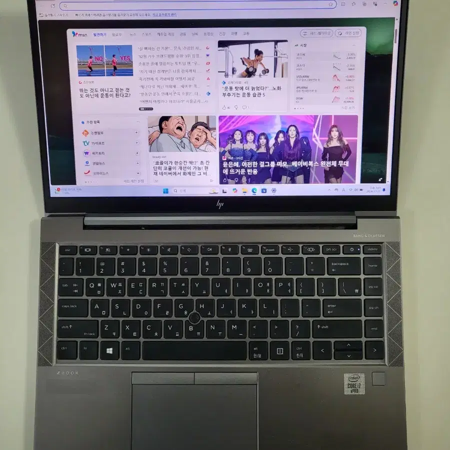 HP ZBook i7 10세대 고사양 모바일워크스테이션