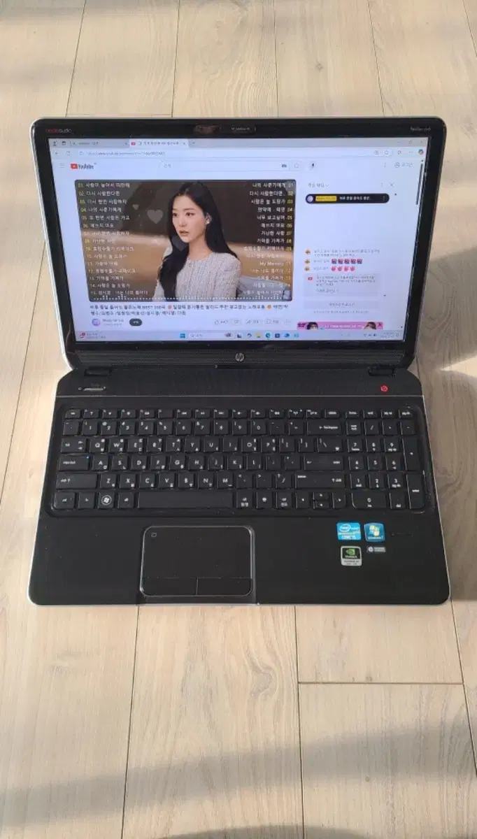 포토삽 게임 가능 HP 노트북 i5 FHD 삼성 ssd 250G +하드