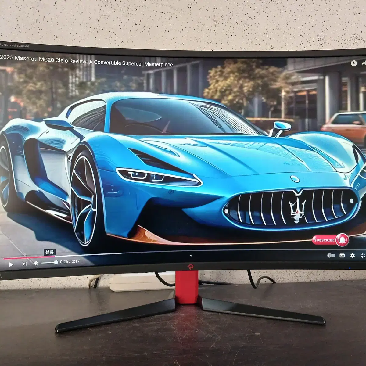 (수원)32인치 커브드 FHD LED 모니터 144Hz 팝니다