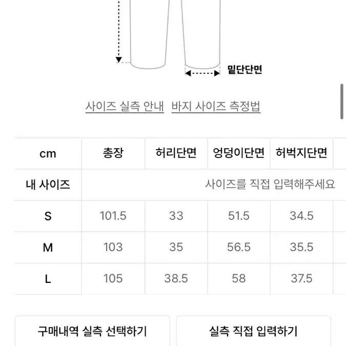 썸플레이스 카고 바지