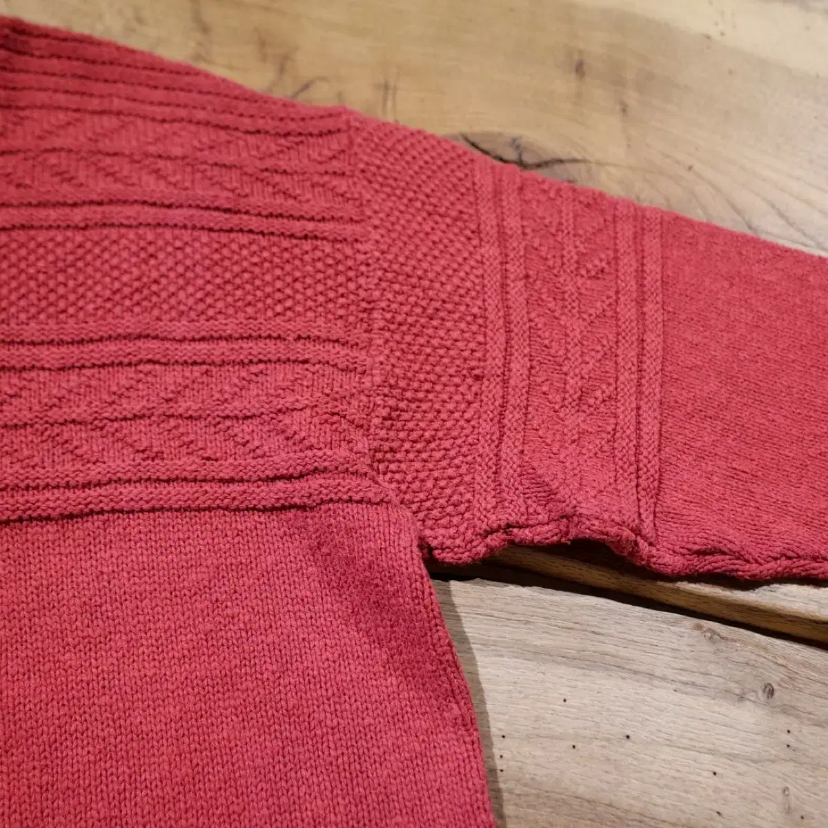 80s L.L. Bean Cotton Sweater, Pink