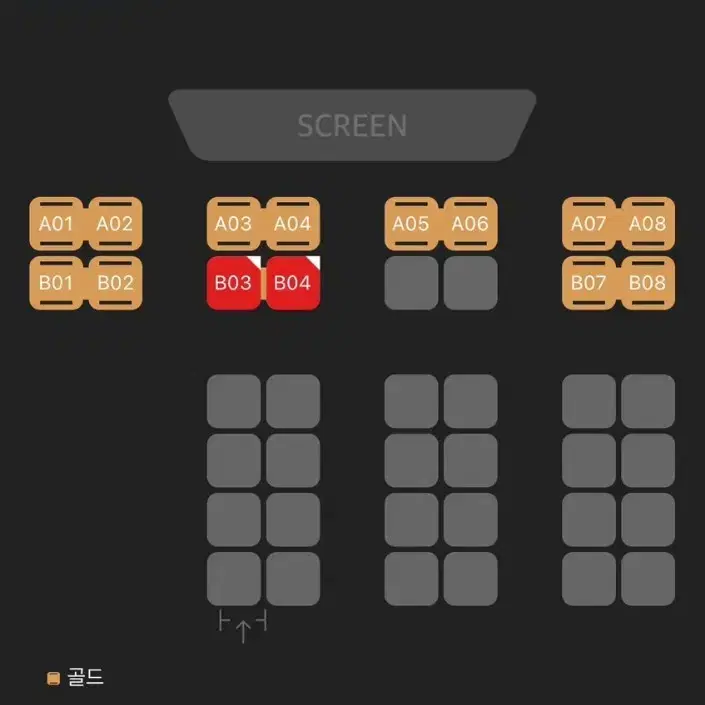 평일 cgv 골드클래스 2인 대리예매