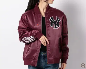 바시티 마제스틱 여성용 양키스 MA1 재킷