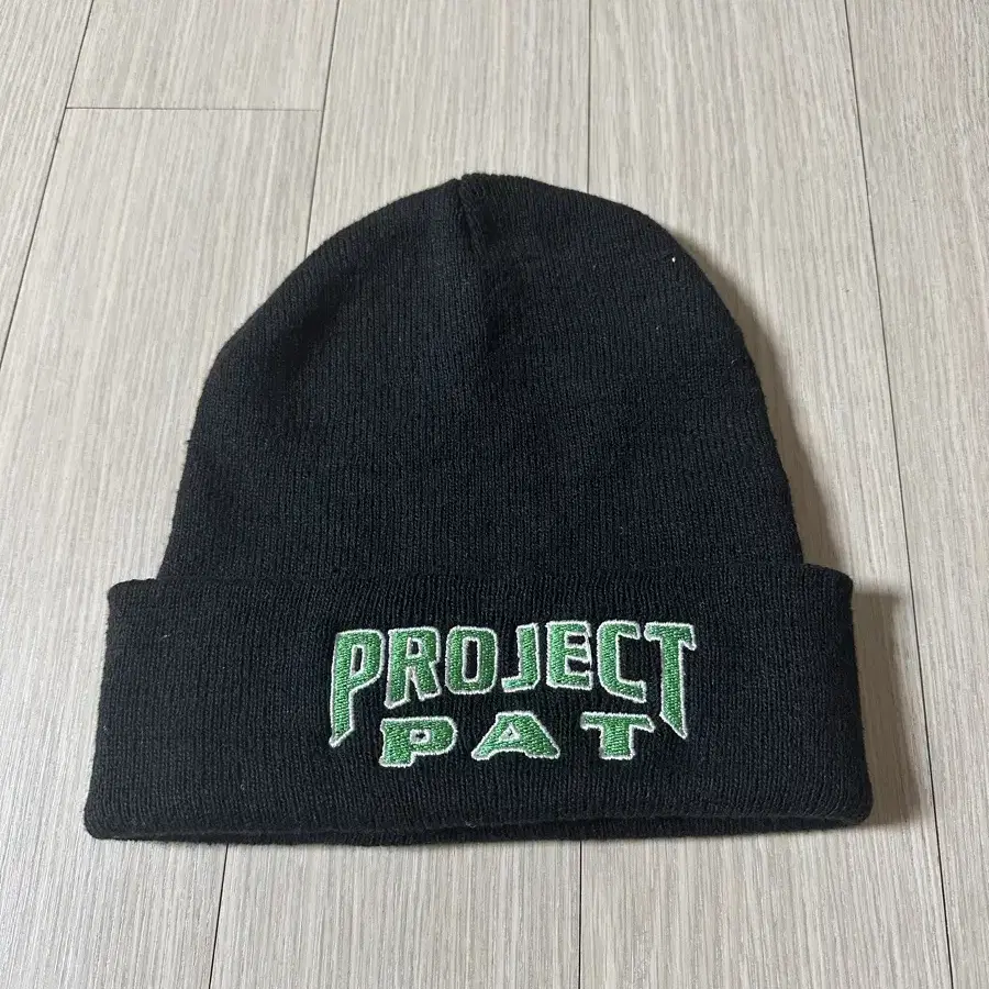 빈티지 project pat 비니 블랙