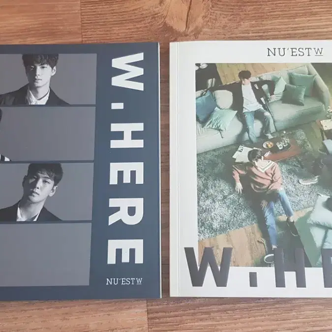 뉴이스트W 포카 개봉 앨범 음반 W, HERE