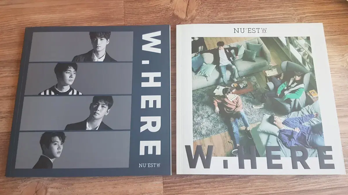 뉴이스트W 포카 개봉 앨범 음반 W, HERE