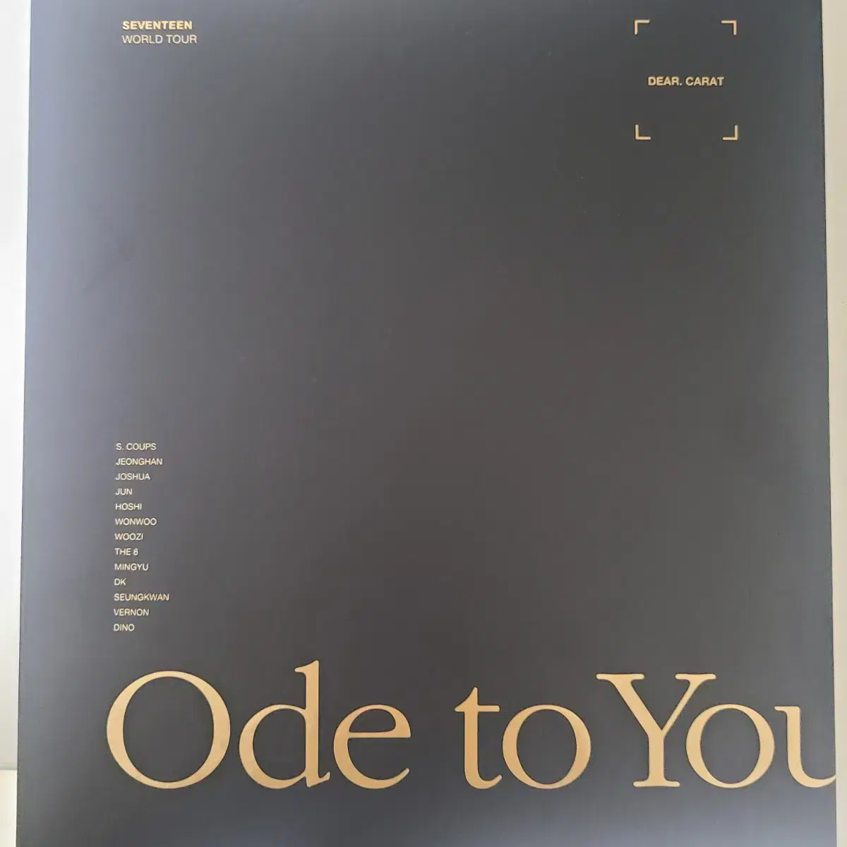 세븐틴 오드투유 콘서트 dvd ode to you