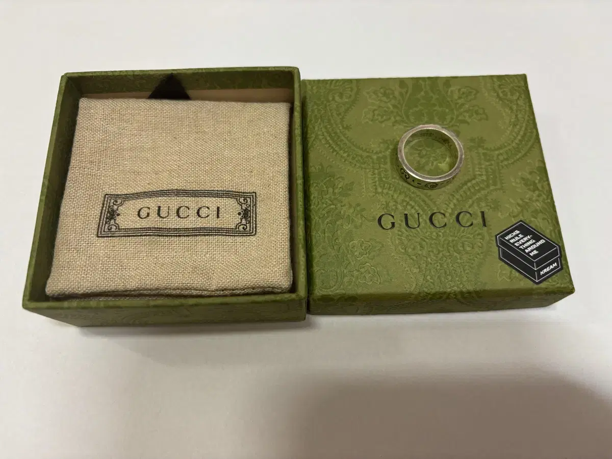 GUCCI Ghost Ring 6mm size 16