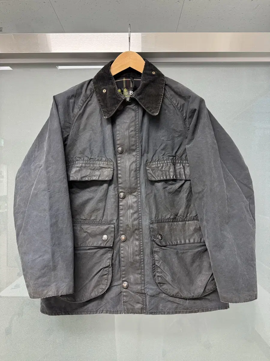 80s BARBOUR 바버 비데일 코튼 왁스 자켓