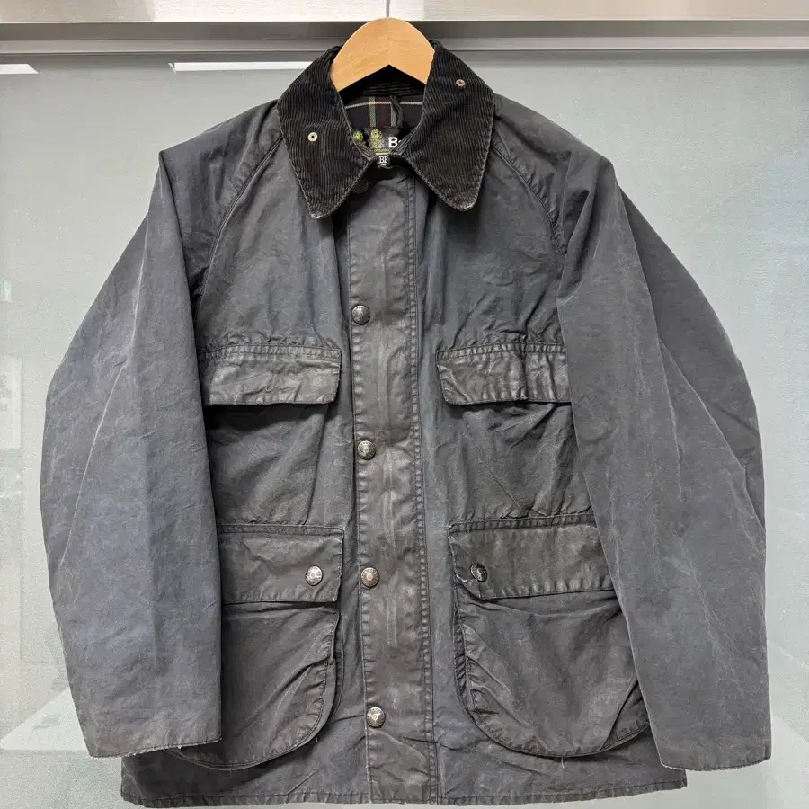 80s BARBOUR 바버 비데일 코튼 왁스 자켓