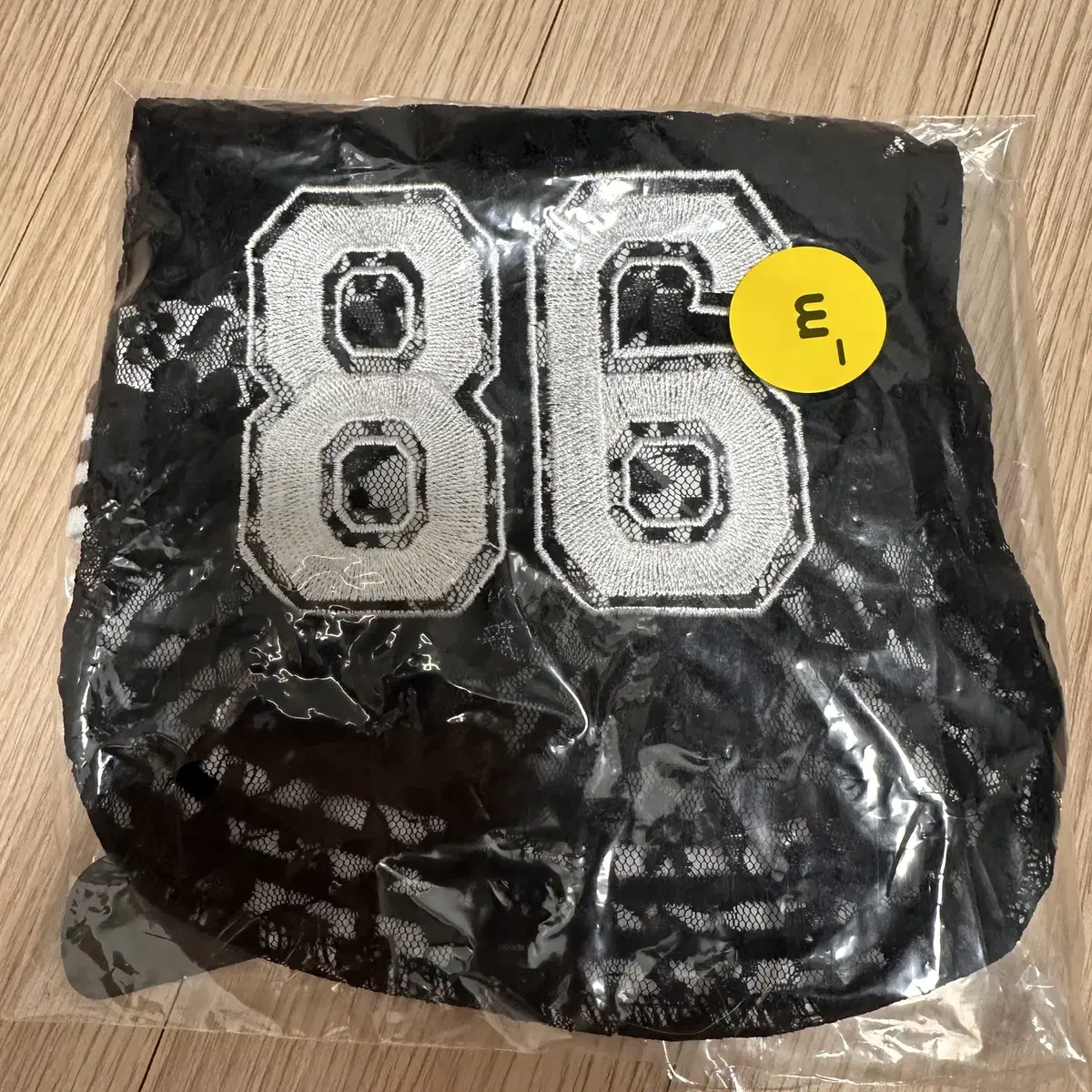 [새제품]몽슈슈 Sporty lace Tee_Blac M사이즈