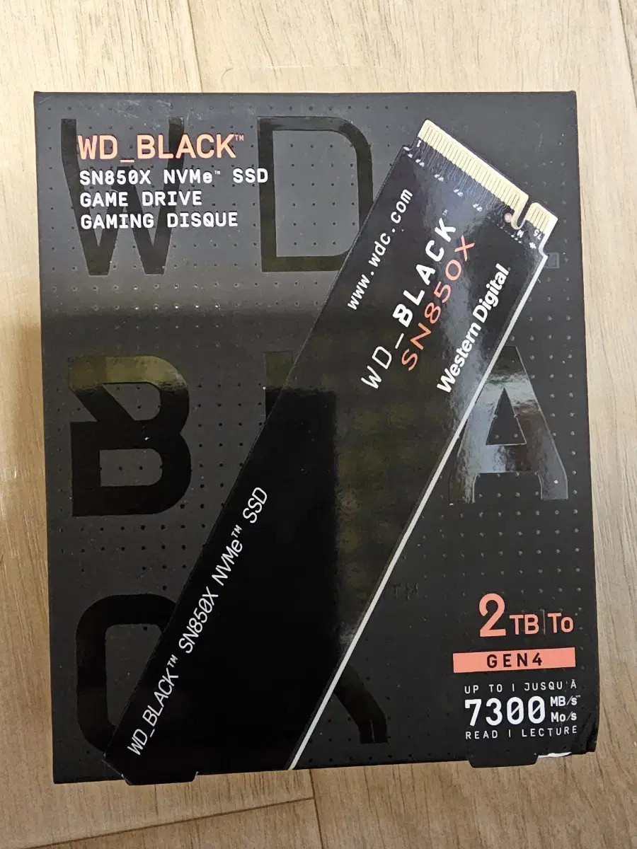 WD Black sn850x M.2 NVMe 2TB