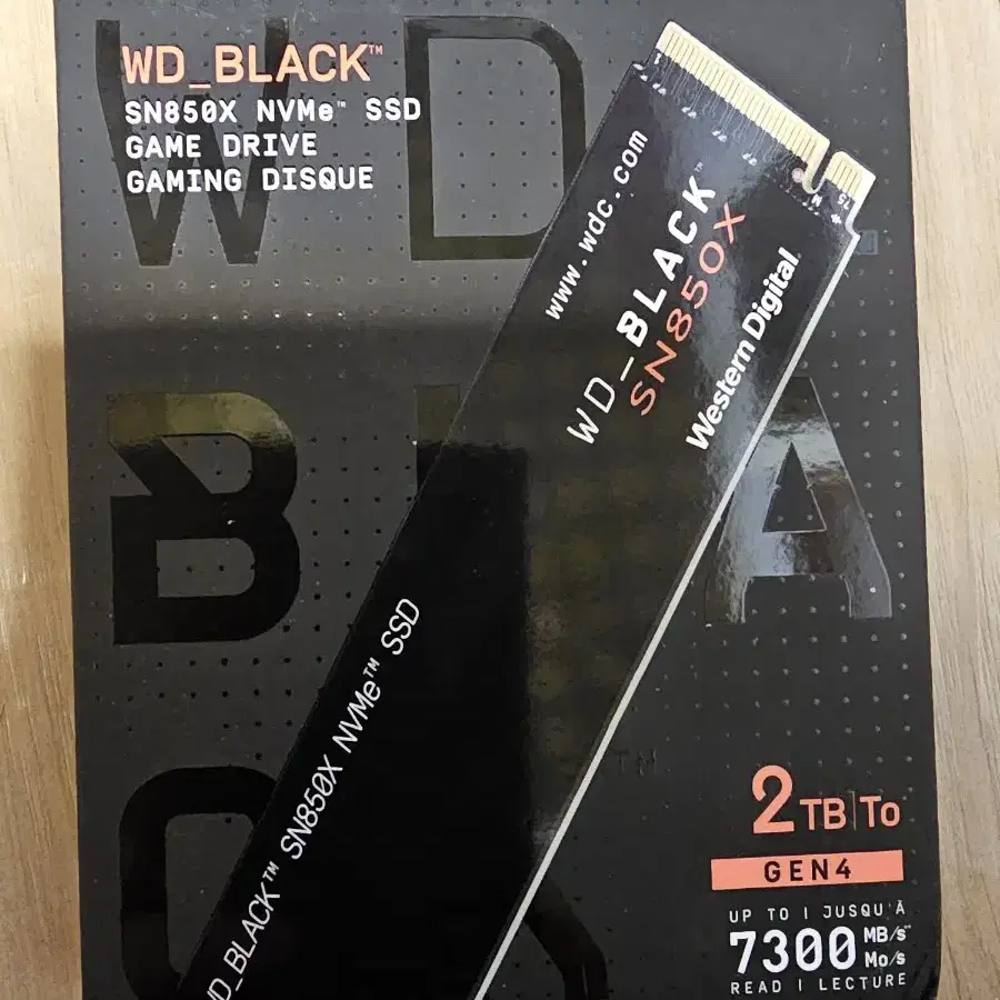 WD Black sn850x M.2 NVMe 2TB