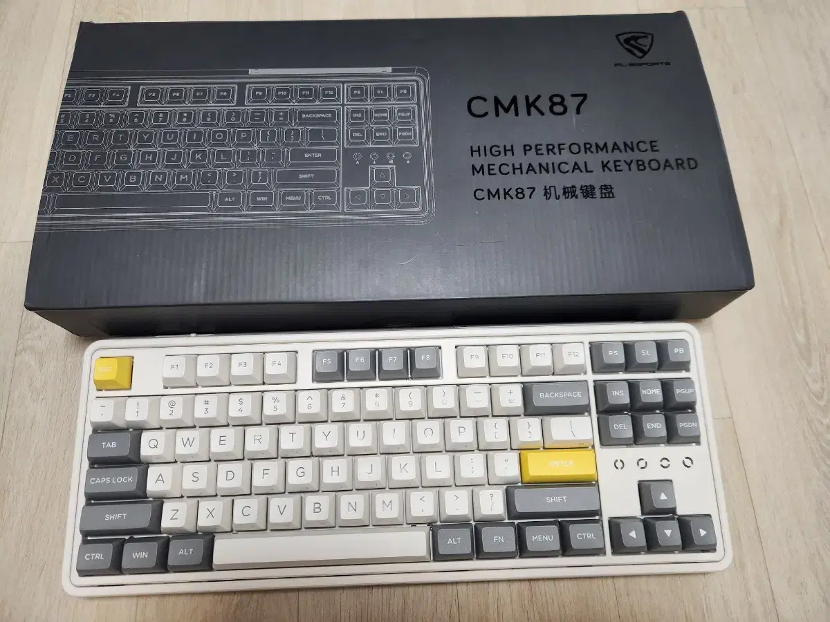 FL-ESPORTS CMK87 유무선 키보드